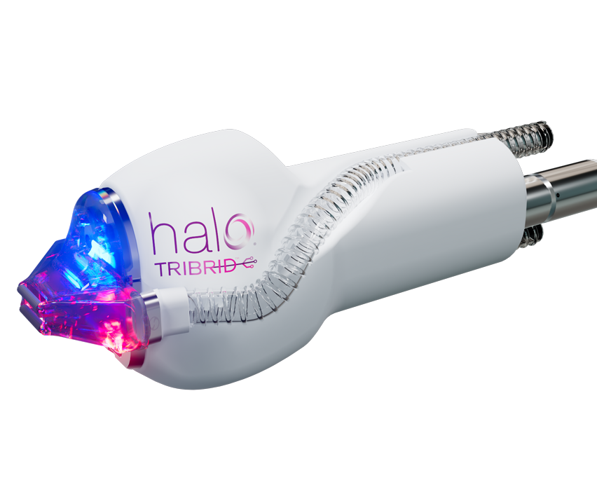 HALO TRIBRID laser handpiece close-up